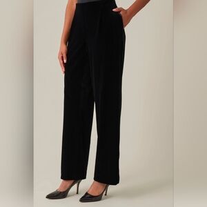 vintage crazy horse Black Velvet Pants/trousers